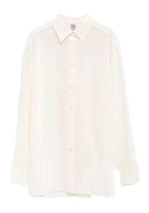 TOTEME classic collar shirt - White