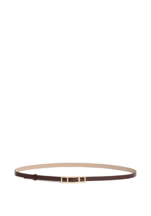 Fabiana Filippi leather buckled belt - Brown