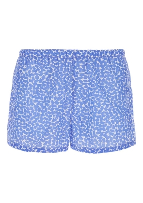 Prada geometric-print swimming shorts - Blue