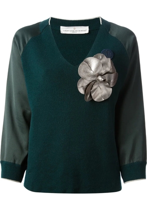 Golden Goose embellished pullover - Green