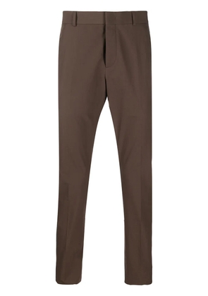 Valentino Garavani contrast tape slim-fit trousers - Brown