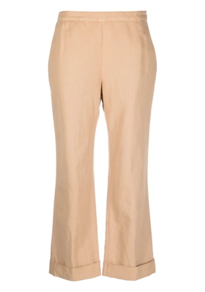ASPESI cropped flared trousers - Neutrals