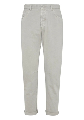 Brunello Cucinelli dyed straight jeans - Neutrals