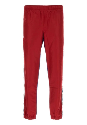 Lacoste two-tone track pants - Red