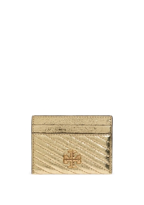 Tory Burch logo-plaque card holder - Gold