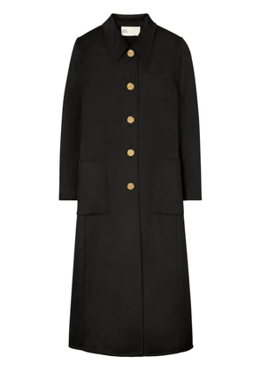 Tory Burch brushed wool coat - Black