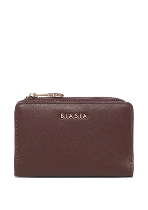 BIASIA logo-lettering wallet - Brown