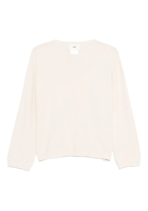 SOLOTRE round-neck sweater - White