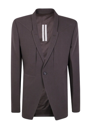 Rick Owens single-button wool blazer - Brown