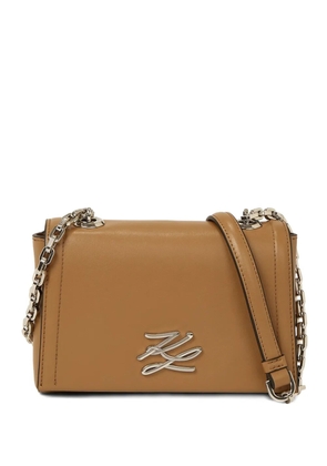 Karl Lagerfeld small K/Autograph crossbody bag - Brown