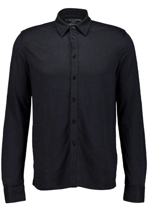 Majestic Filatures stretch-linen shirt - Black