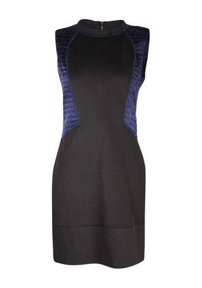 SANDRO colour-block sleeveless mini dress - Black