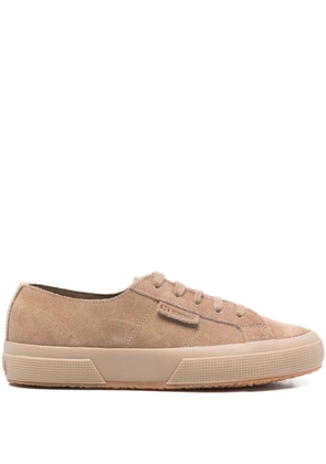Superga suede lace-up sneakers - Brown