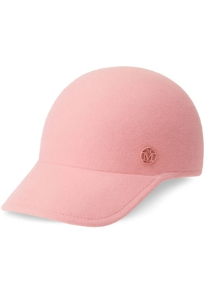 Maison Michel Tiger appliqué-logo baseball cap - Pink