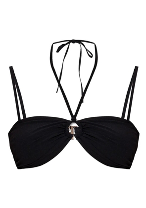 ISABEL MARANT twisted-front bikini top - Black