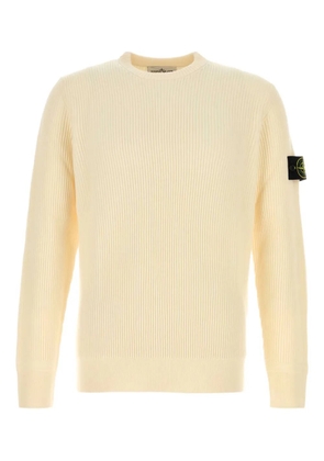 Stone Island ribbed crew-neck sweater - Yellow