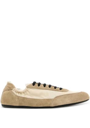 Prada Collapse suede sneakers - Neutrals