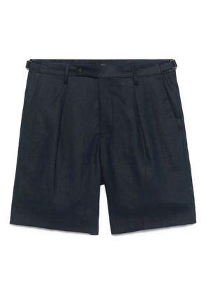 michael coal box-pleat shorts - Blue