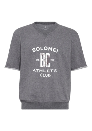 Brunello Cucinelli Smooth sweatshirt - Grey