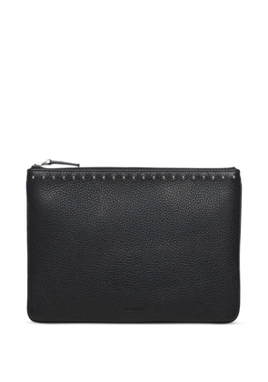 Valentino Garavani studded zip clutch bag - Black