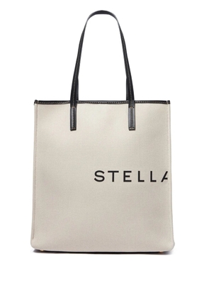 Stella McCartney large SMC canvas tote bag - White
