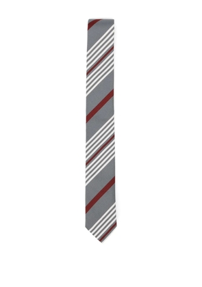 Thom Browne striped tie - Grey