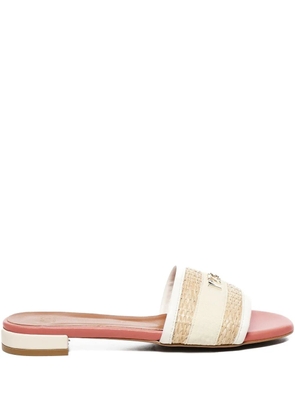 V°73 Ciabatte Janette open-toe flat sandals - Neutrals