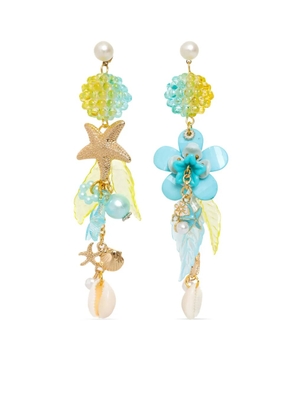 Amir Slama Bijoux x Jade Jade drop earrings - Gold