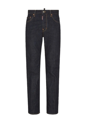 DSQUARED2 logo-patch jeans - Blue