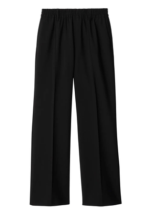 Burberry straight-leg wool trousers - Black