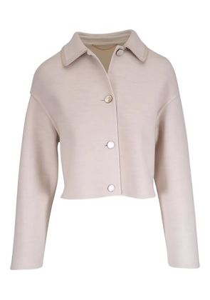 Agnona buttoned collar jacket - Neutrals