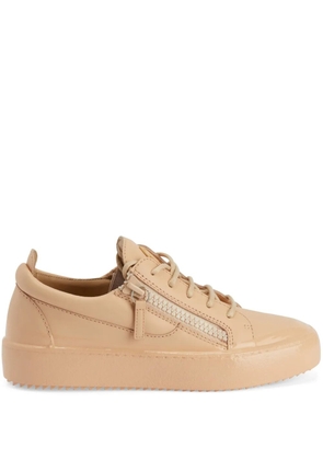 Giuseppe Zanotti Gail Match low-top leather sneakers - Neutrals
