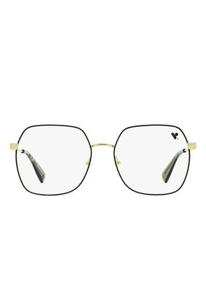 Longchamp geometric-square frame - Black