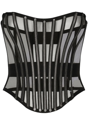 Dolce & Gabbana KIM DOLCE&GABBANA boned bodice belt - Black