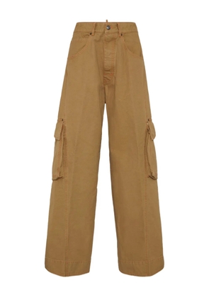 DSQUARED2 wide-leg cargo trousers - Brown