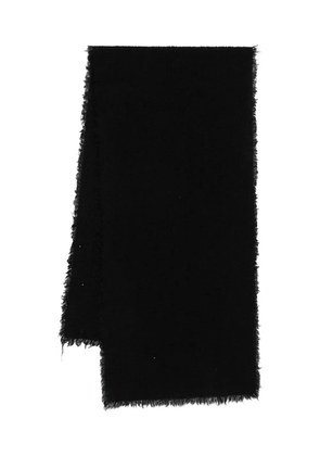 Faliero Sarti frayed scarf - Black