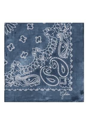 Golden Goose paisley-print scarf - Blue