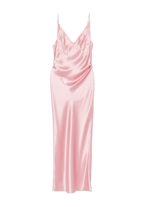 Nanushka slip long dress - Pink