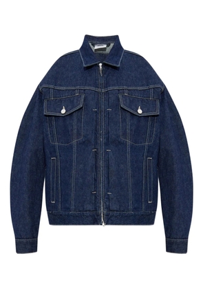 VETEMENTS zip-front flap-pocket jacket - Blue