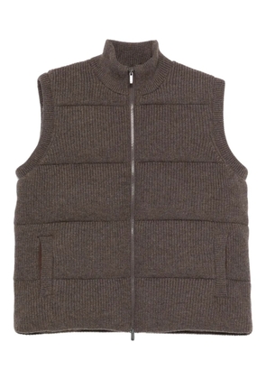 MC2 Saint Barth leeds zip knit jacket - Brown