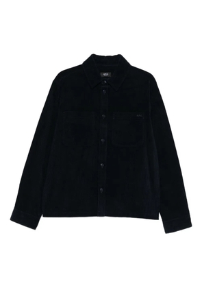 A.P.C. corduroy pocket shirt - Blue