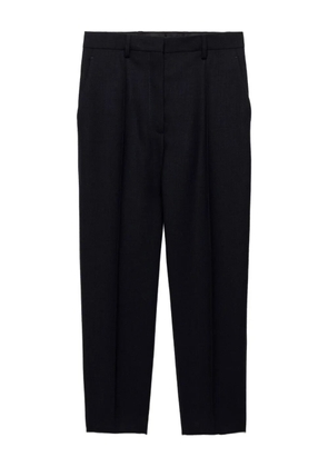 Prada rush-stitch wool trousers - Blue