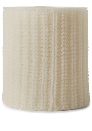 Brunello Cucinelli knit-texture lantern candle - Neutrals