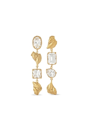 LOVENESS LEE Sami crystal earrings - Gold