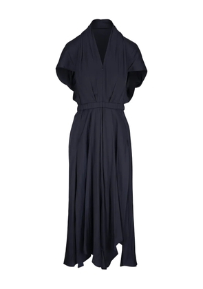 Zero + Maria Cornejo V-neck belted dress - Blue