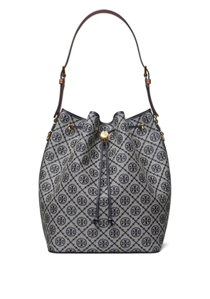 Tory Burch T Monogram bucket bag - Blue