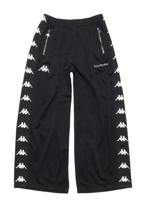 Acne Studios logo-print loose pants - Black