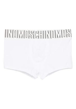 Moschino logo-waistband boxer briefs - White