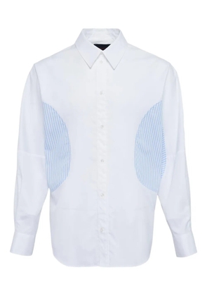 Simone Rocha patchwork egg shirt - White