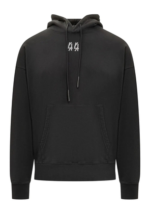 44 LABEL GROUP logo-print hoodie - Black